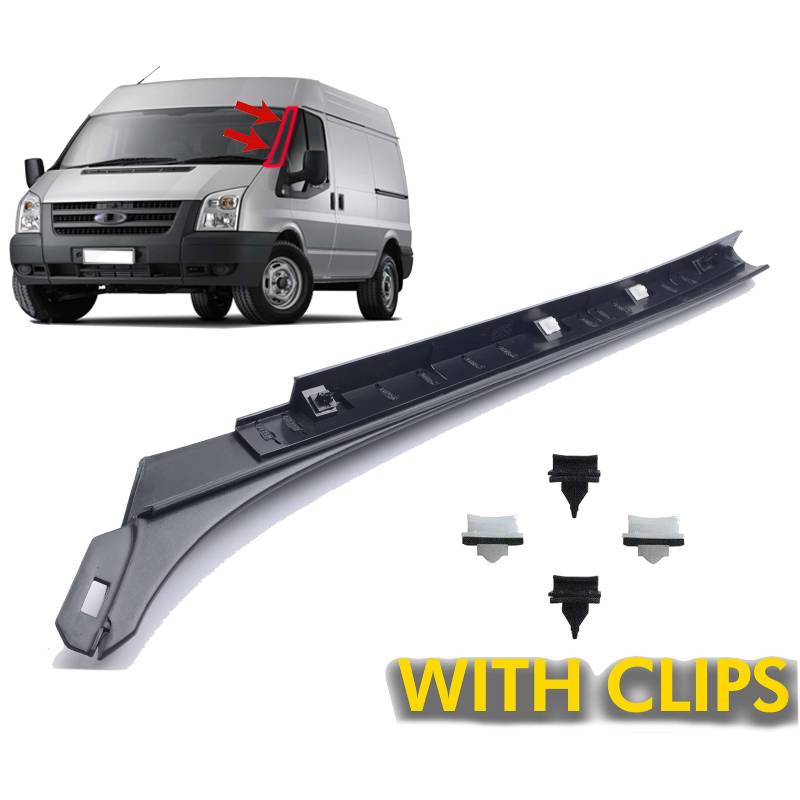 ROBUST Frontscheibe Windschutzscheibe Zierleiste Links für Ford Transit Mk7 1755018 6C11V03683AJYYGY 6C11- V03683-AJYYGY 2006-2014 von ROBUST CAR PARTS