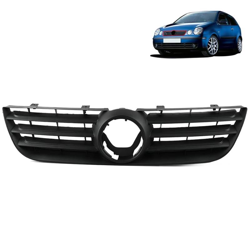 ROBUST Kühlergitter Kühlergrill Grill Vorne für Volkswagen Polo 6Q0853653E 6Q0853653E9B9 2005-2009 von ROBUST CAR PARTS