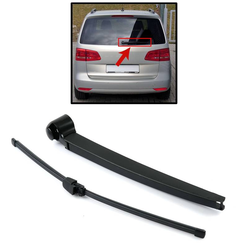 ROBUST Wischerarm + Scheibenwischer Set Hinten Wischblatt für VW Touran 7H0955707A 7E0955707 6Q6955435D 2003-2010 von ROBUST CAR PARTS