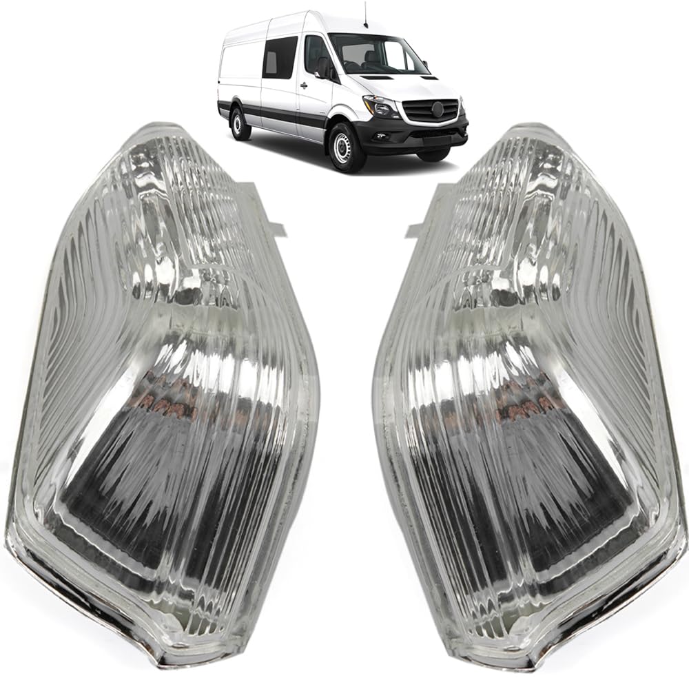 Robuste Außenspiegel-Tür-Blinker-Lampe, rechte und linke Seite, für Mercedes-Benz Sprinter W906 18229020 A0018229020 0018229020 2E0-953-050A (2006-2017) von ROBUST CAR PARTS