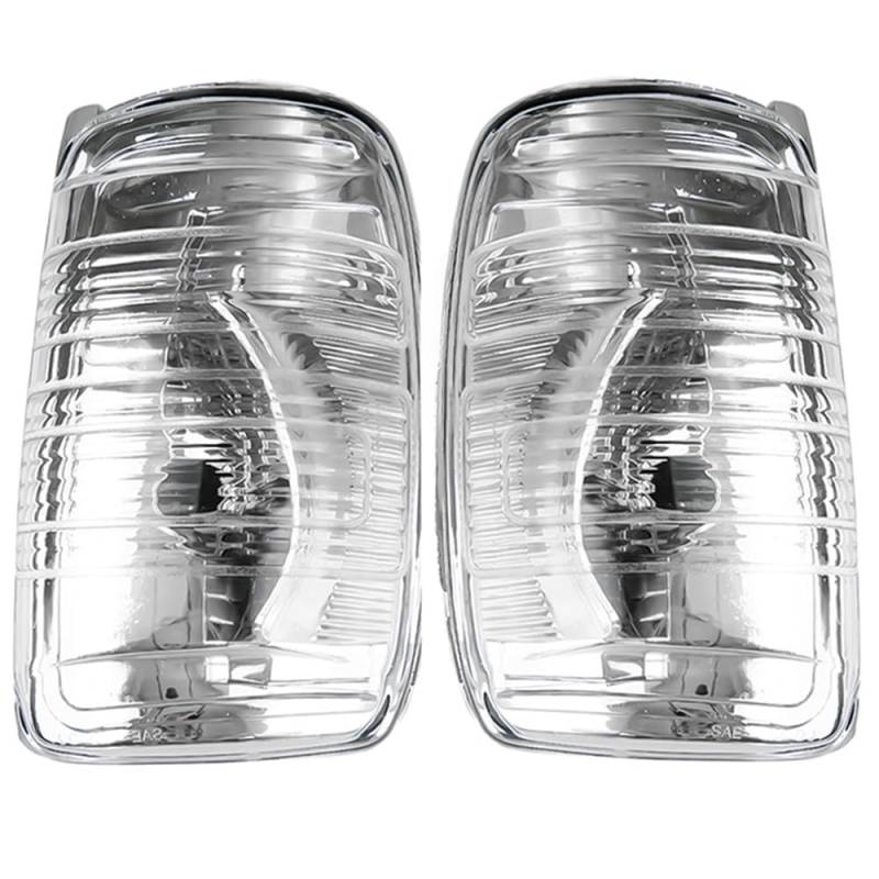 Robustes Außenspiegel-Blinkerlampen-Set, klar, links und rechts, Paar, für Ford Transit MK8 2014–2019, BK3113B382AB, BK3113B381AB, 1847387, 1847389 von ROBUST CAR PARTS