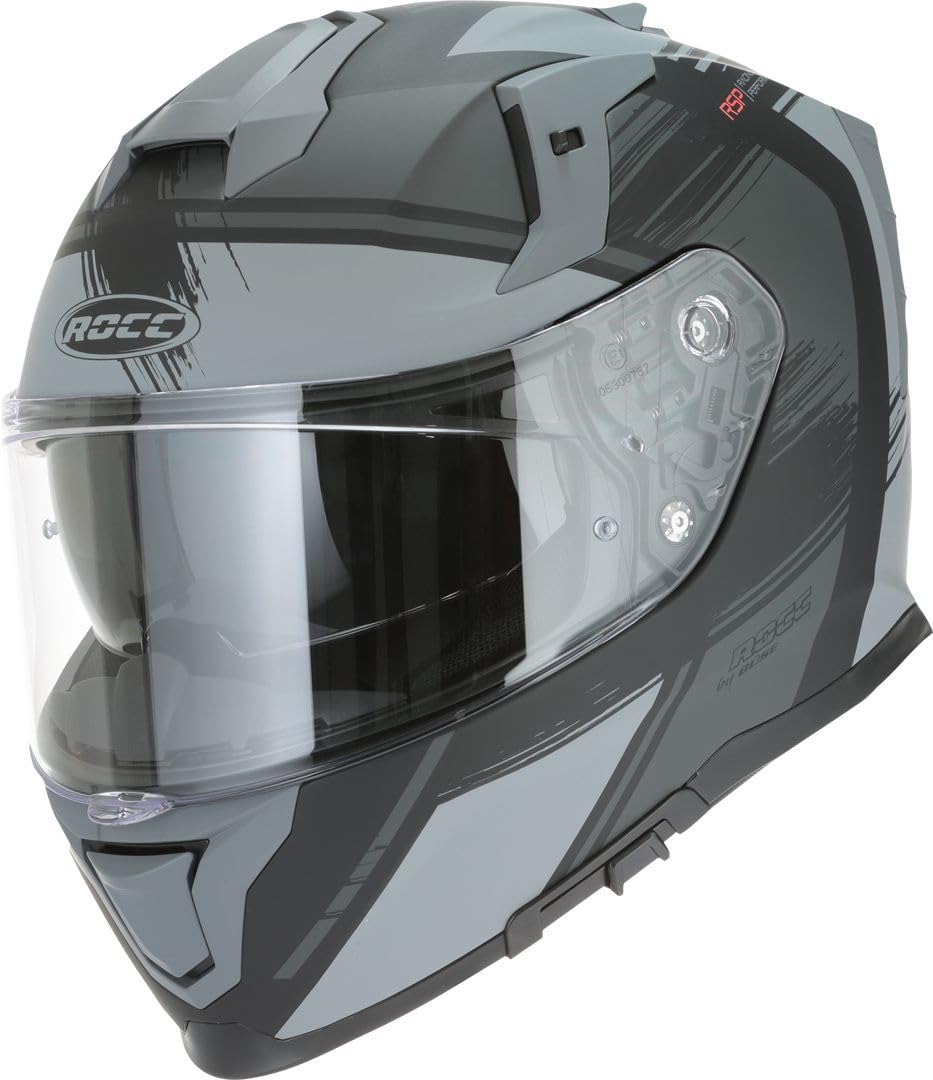 ROCC 341 Helm (Black Matt/Grey,M (57/58)) von ROCC