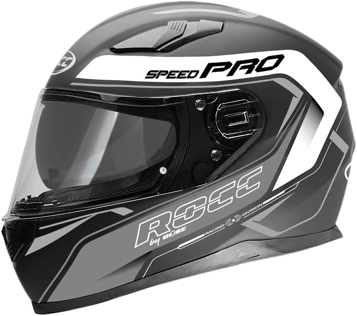 ROCC 451 Helm (Black/White,XXL) von ROCC