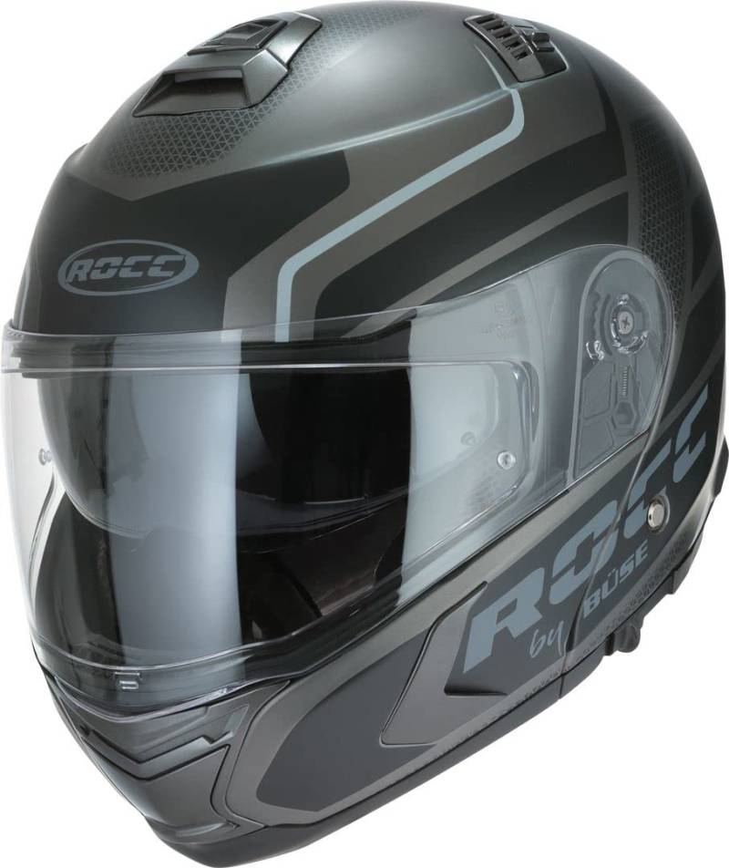 ROCC 981 Klapphelm (Black Matt/Grey,L (59/60)) von ROCC