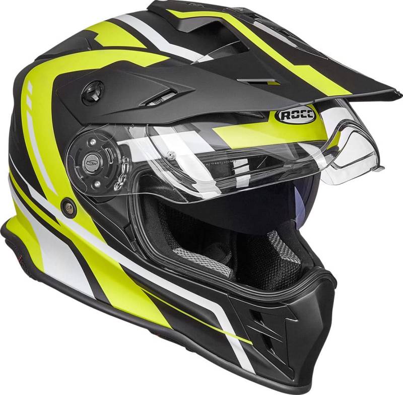 Rocc 782 Dekor Motocross Helme (Black/Yellow,L) von ROCC