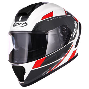 Rocc 840 Integralhelm Weiss Rot Grau ROCC von ROCC