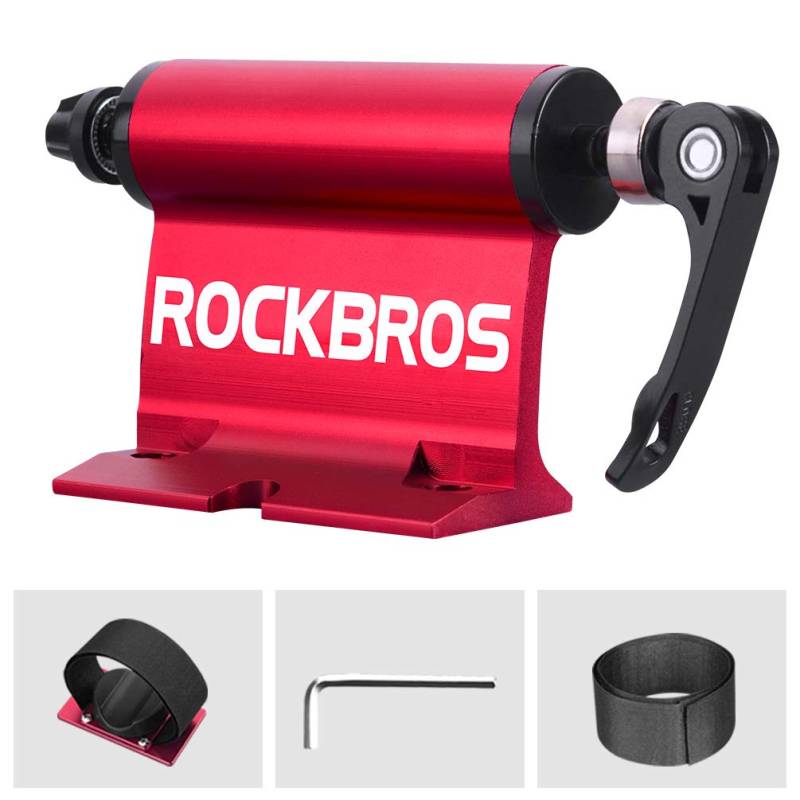 ROCKBROS Fahrrad Dachträger Gabelhalterung für Auto Mit Gepäck Rack aus Fahrradlegierung Schnellspanner Blockhead-Halterung Feste Klammer Gepäckträger mit festem Hinterrad Bike Hitch von ROCKBROS