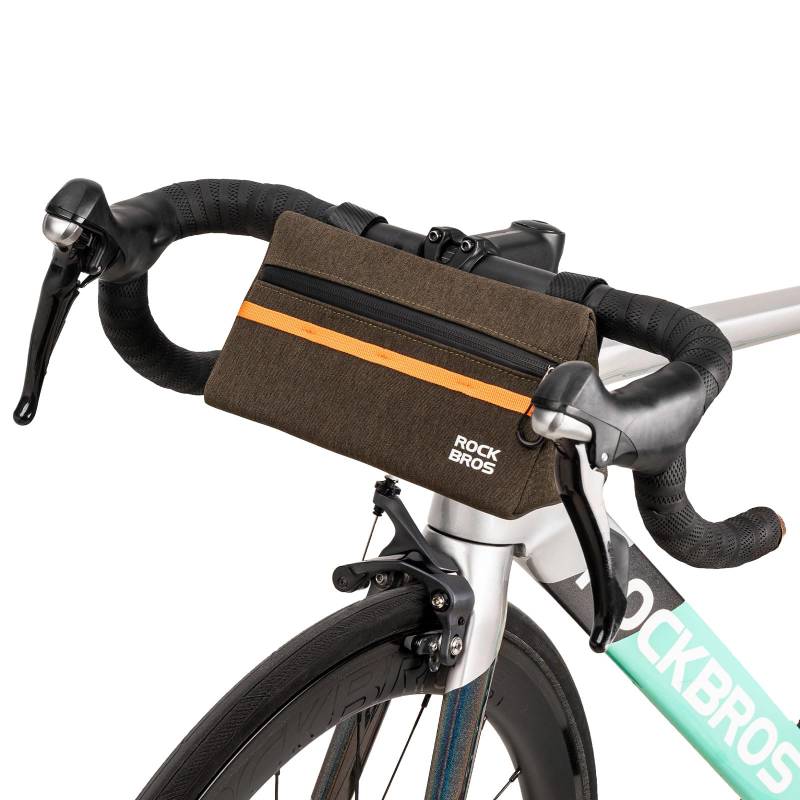 ROCKBROS Fahrrad Lenkertasche Fahrradtasche Lenker, Fahrradkorb für Rennrad Mountainbike E-Bike 6 Farbe ca.1.3L von ROCKBROS