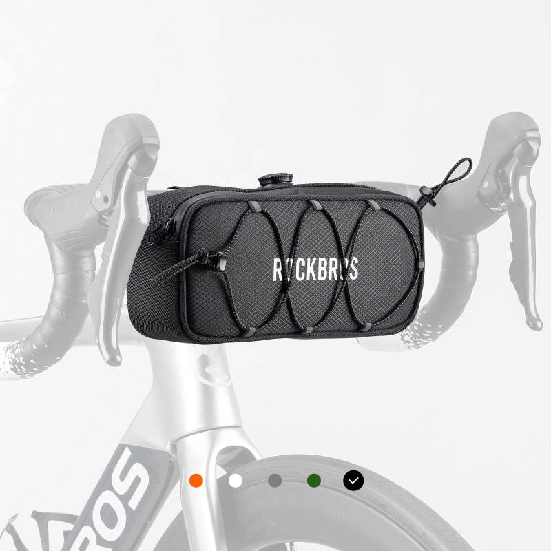 ROCKBROS Road-to-Sky Lenkertasche Fahrrad Tasche Selbstentworfene Fahrradtasche Wasserabweisende Reflekrierende Fronttasche für MTB, Rennrad, City-Rad von ROCKBROS