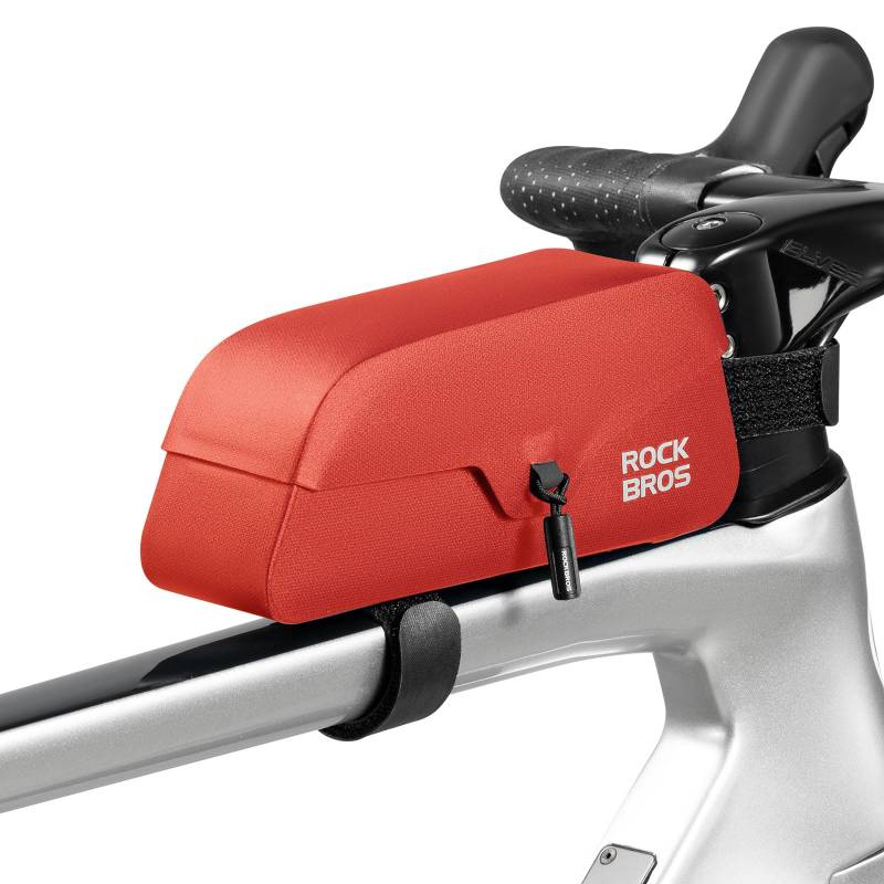 ROCKBROS Fahrrad Oberrohrtasche 100% Wasserdicht mit magnetischem Deckel Fahrradrahmentasche Dreieckstasche für Gravelbike Rennrad und MTB von ROCKBROS