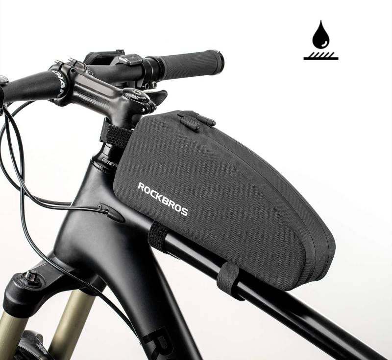 ROCKBROS wasserdichte Rahmentasche für Fahrrad, Lenkertasche Fahrradtasche MTB Oberrohrtasche 1L /1.6 L von ROCKBROS