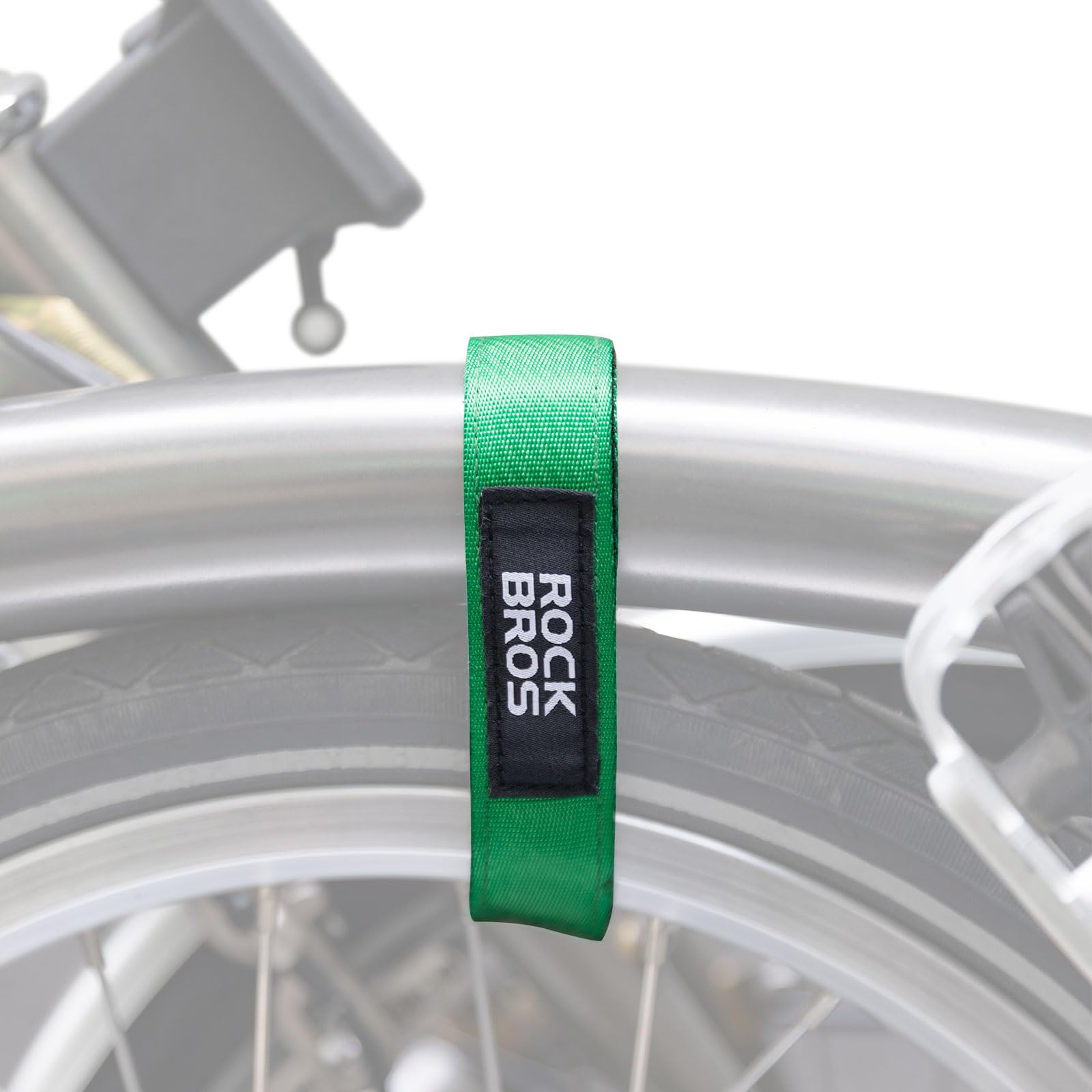 ROCKBROS Fahrradträger Gurte für Brompton Fahrrad, Klettband Haltegurt Universell Hosenband mit Klettverschluss zur Befestigung des Fahrradrahmens von ROCKBROS