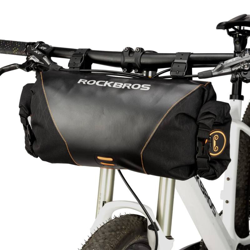 ROCKBROS Lenkertasche Fahrrad 2L wasserdichte Fahrradlenkertasche Fronttasche Fahrradtsche für Lenker von ROCKBROS