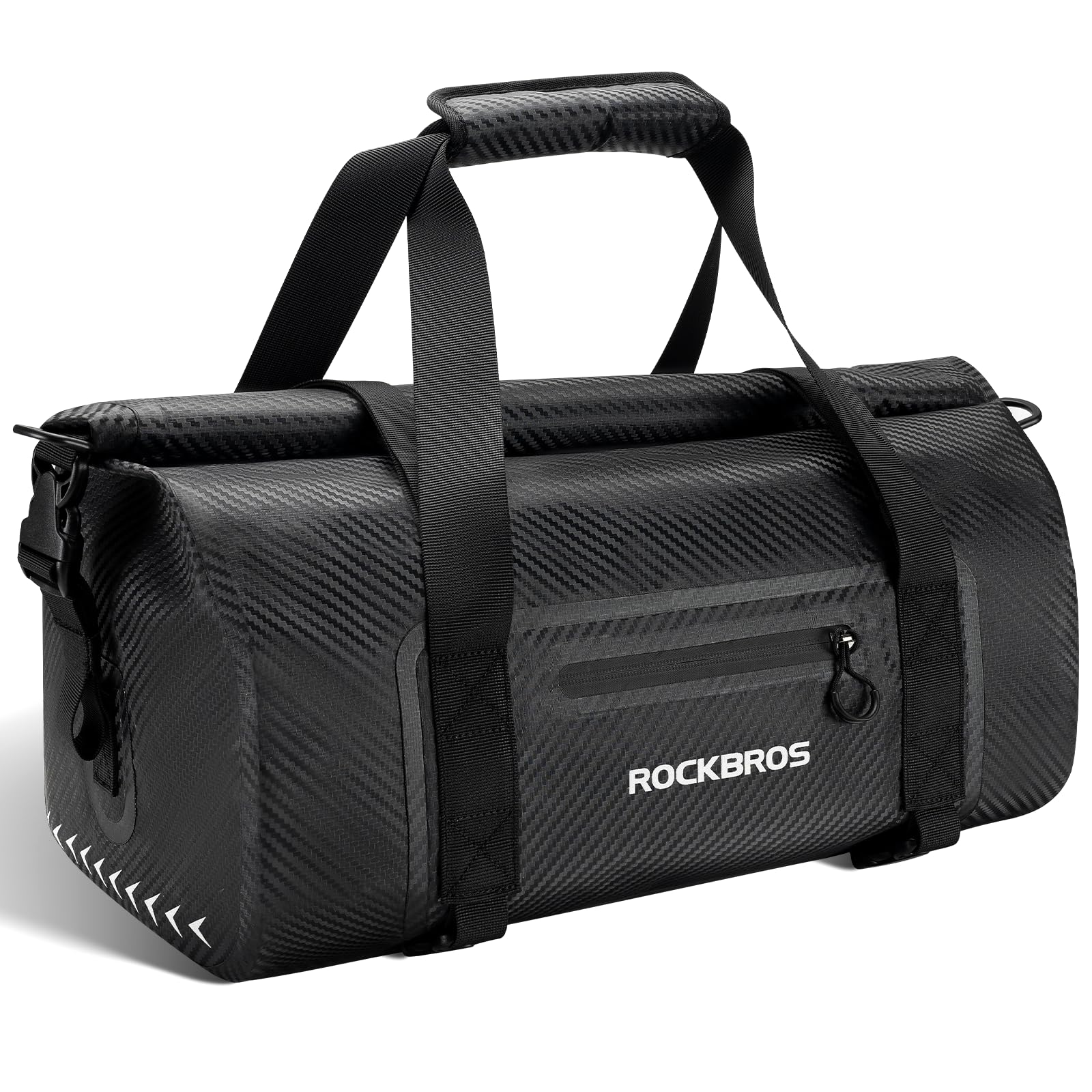 ROCKBROS Motorradtasche Motorrad Hecktasche 100% Wasserdichter Gepäckrolle mit Schultergurt Reisetasche für Motorradfahren, Wandern, Radfahren, Reisen, Camping, Outdoor 20L-60L von ROCKBROS