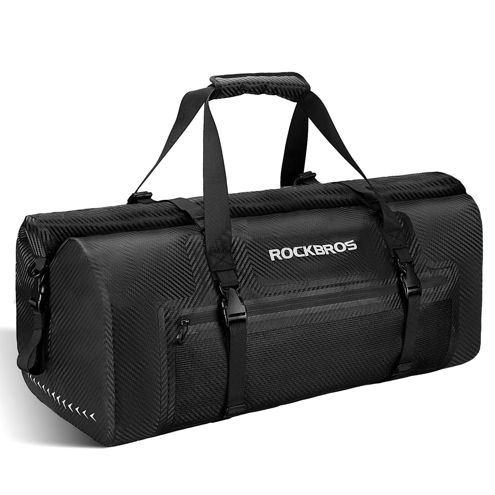 ROCKBROS Motorradtasche Motorrad Hecktasche 100% Wasserdichter Gepäckrolle mit Schultergurt Reisetasche für Motorradfahren, Wandern, Radfahren, Reisen, Camping, Outdoor 20L-60L von ROCKBROS