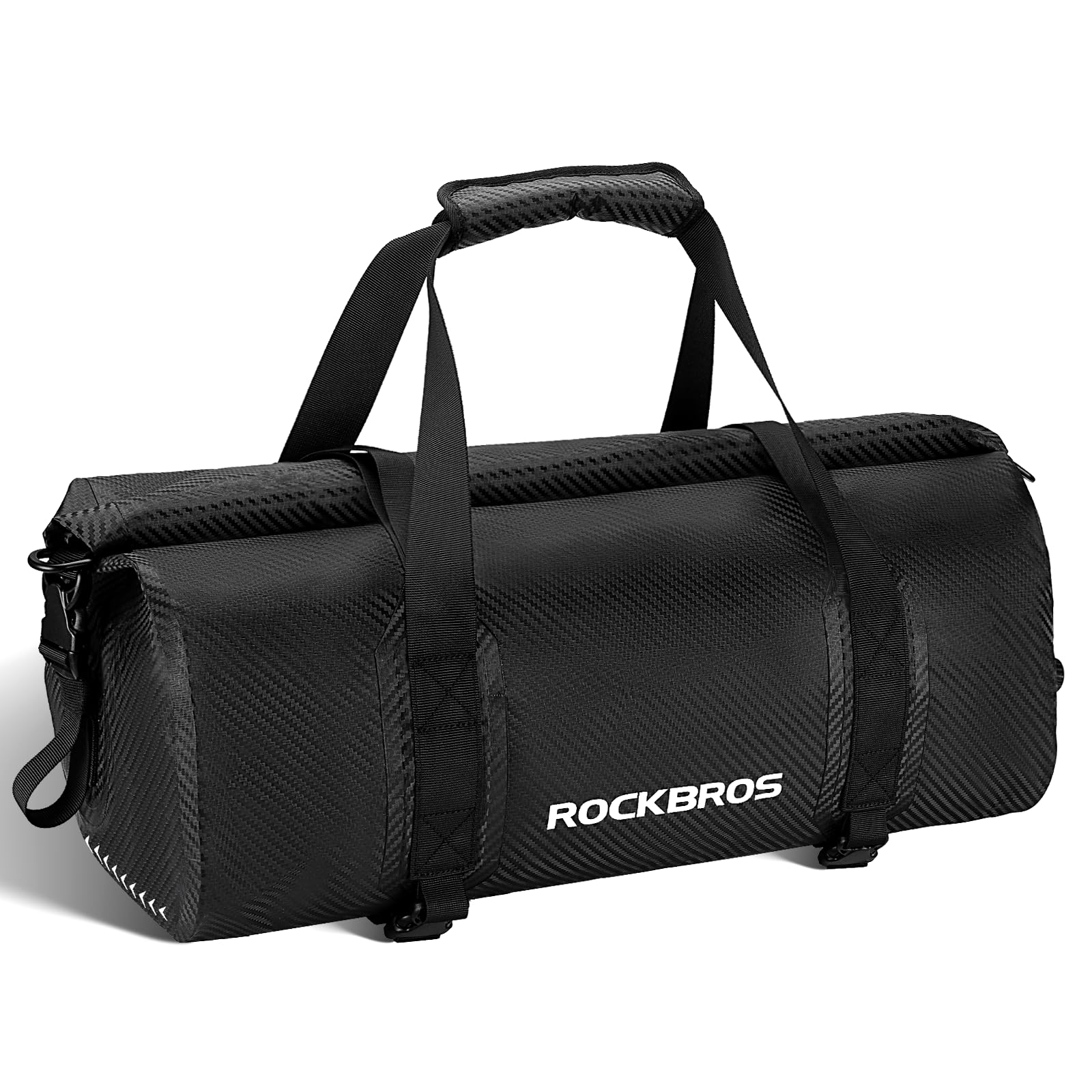 ROCKBROS Motorradtasche Motorrad Hecktasche 100% Wasserdichter Gepäckrolle mit Schultergurt Reisetasche für Motorradfahren, Wandern, Radfahren, Reisen, Camping, Outdoor 20L-60L von ROCKBROS