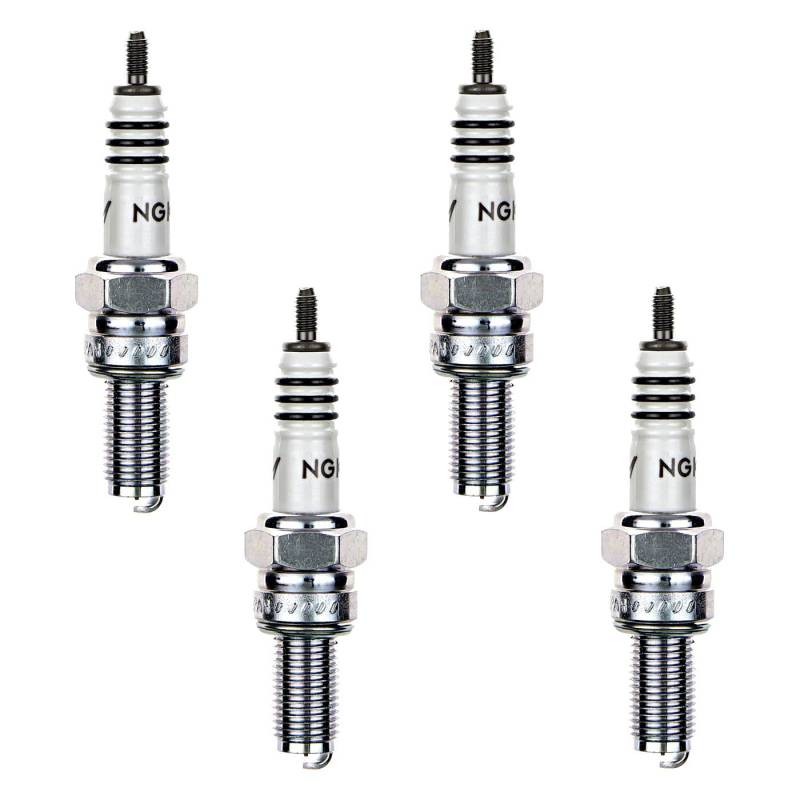 4 x Iridium Zündkerze passend für Yamaha FZ6 600 Bj. 2004-2008 von ROGX