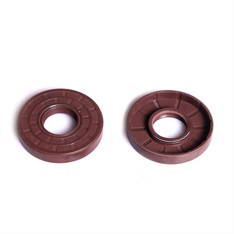 Radialwellendichtung,Pop Up Basin Waste Seal, 2 Stück TC Hochtemperatur-Skelett-Radialwellendichtung Fluor-Simmerring Rotations-, FKM-Öldichtung ID 40 mm Dichtungslippe(40 50 4mm) von ROJDFCNBW