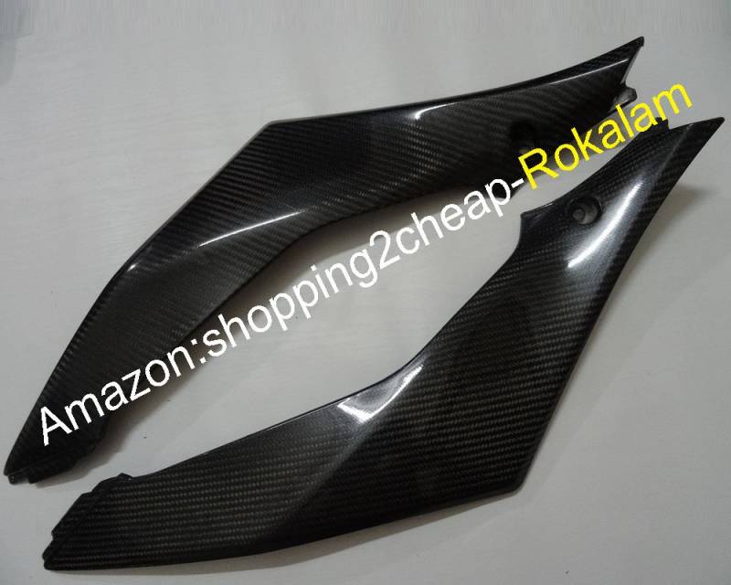 2 x Carbon Faser seitliche Abdeckungen Platten Verkleidung für GSXR1000 2007 2008 K7 GSX-R 1000 Tank Seite Cover Panel von ROKALAM