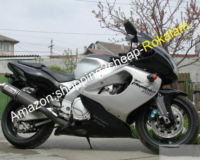 97-07 YZF1000R Karosserieverkleidung für Yamaha YZF1000R Thunderace 1997-2007, Schwarz und Weiß von ROKALAM