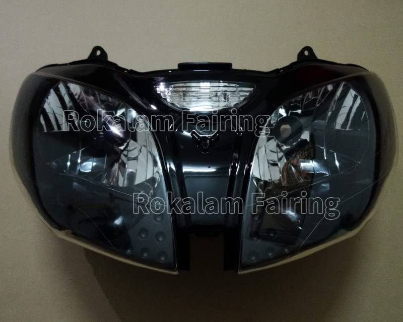 Scheinwerfer für Kawasaki Ninja ZX-9R 2000–2003/ZX6R 2000–2002/ZZR600 2000–2008/ZX600J Motorrad Head Light Lampe von ROKALAM