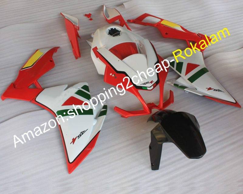 für Aprilia RS4 125 50 2012 2013 2014 2015 RS125 Motorrad Karosserie ABS Verkleidung Kit (Spritzguss) von ROKALAM