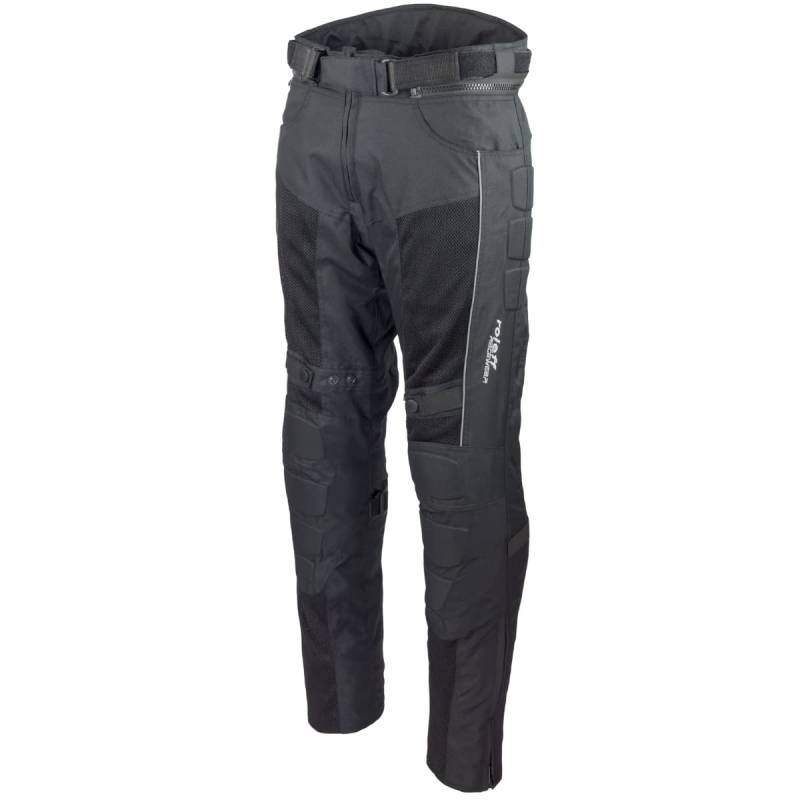 Roleff Racewear Motorradhose Textil Mesh schwarz Größe 4XL von Roleff Racewear