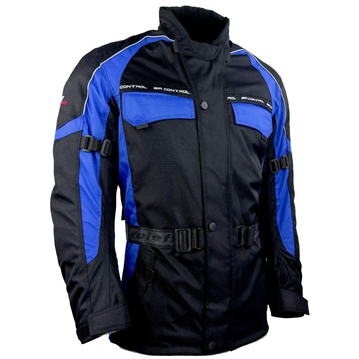 ROLEFF RACEWEAR Motorradjacke Reno RO 70i, schwarz/blau, XXXL, 7027 von ROLEFF