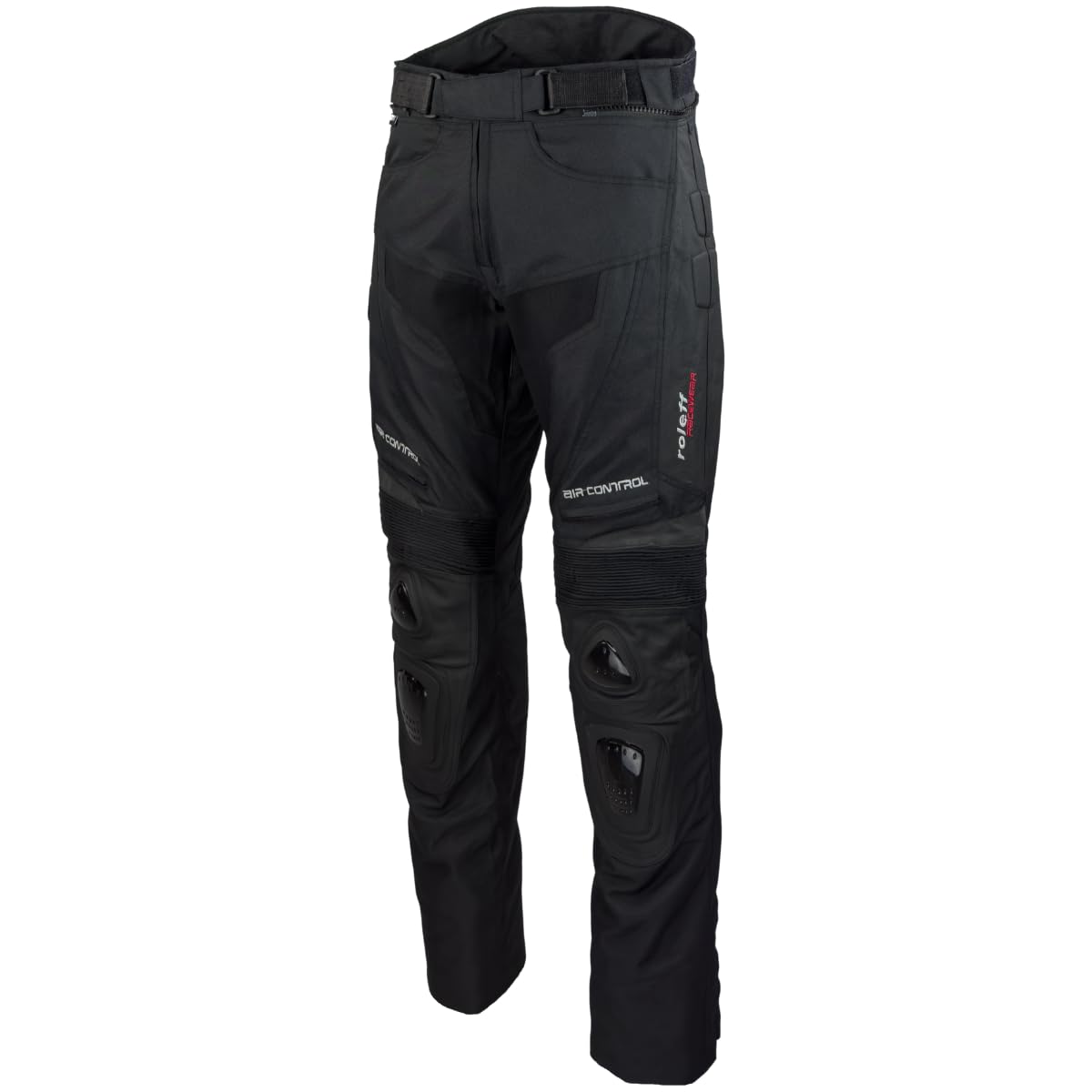 Roleff Racewear Motorradhose Textil/Mesh und Leder, Schwarz, Größe S von ROLEFF