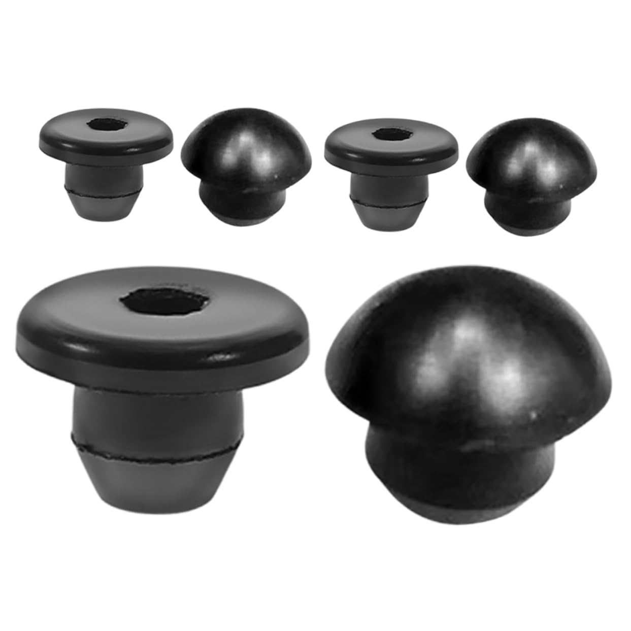 ROMISBABA 6st Klinkenstecker Wagenheber Flaschenheber Öleinfüllschraube Bodenheberauflage Bodenheber Reparatur Ölstopfen Öleinfüllstopfen Pinch Weld Jack Pad Pole-buchse Black Gummi von ROMISBABA