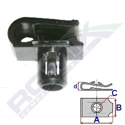 ROMIX Clip, Zier-/Schutzleiste MERCEDES-BENZ C60454 A0029885181,0029885181 von ROMIX