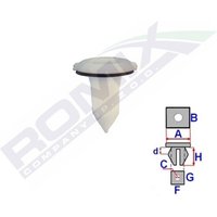 ROMIX Clip C70128  BMW,MINI,3 Limousine (E46),5 Limousine (F10),3 Touring (E46),3 Coupe (E46),X1 (E84),1 Schrägheck (E81),X5 (E70),Z4 Roadster (E85) von ROMIX