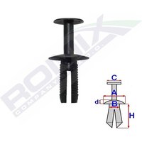 ROMIX Clip C70177  BMW,5 Limousine (E60),3 Limousine (F30, F80),X5 (F15, F85),X6 (F16, F86) von ROMIX