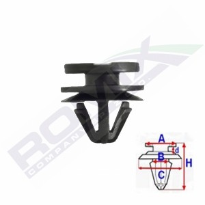 ROMIX Clip LAND ROVER C70178 DYC500110 von ROMIX