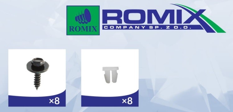 ROMIX Innenkotflügel FIAT 91006 von ROMIX