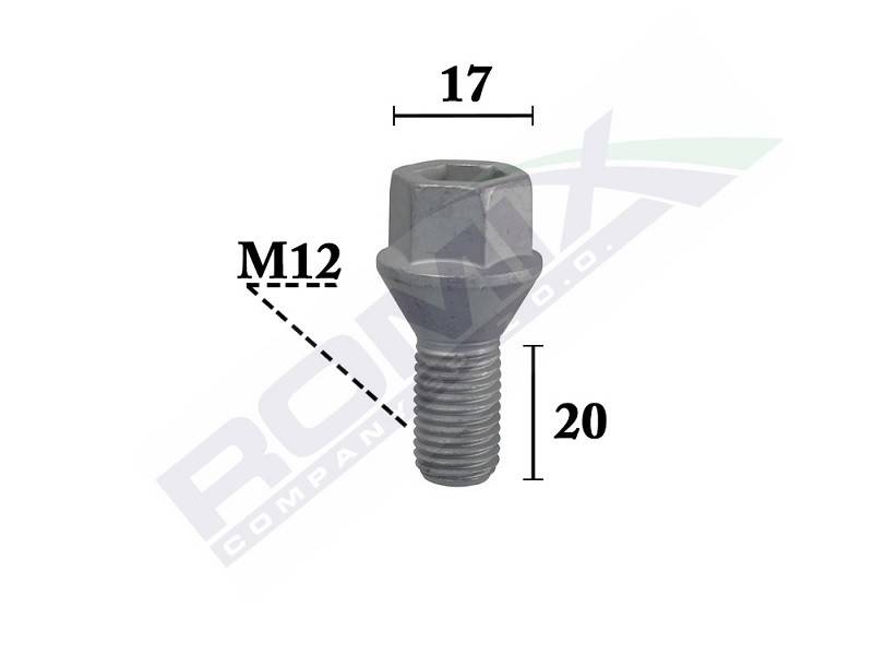 ROMIX Radschrauben PEUGEOT,TOYOTA,CITROËN C70599 5405.77,90942-W2001 Radschraube von ROMIX