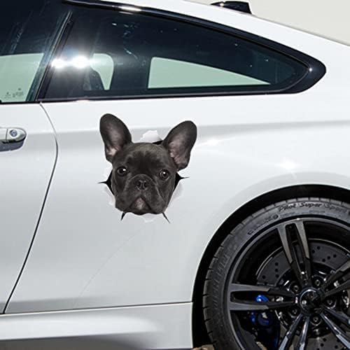 ROMOER 2pcs 3D Schwarzer Hunde Hunger Hundewagen Aufkleber Decal Für Wandauto Toilette Raum Gepäck Skateboard Laptop Lustige Auto Autoaufkleber 20 cm Autoaufkleber von ROMOER