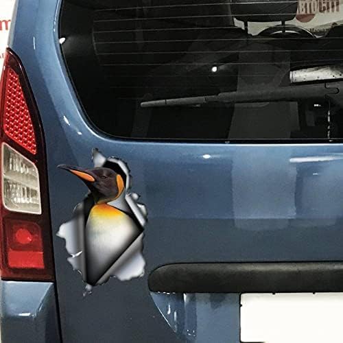 ROMOER 2pcs Haustierauto -Aufkleber Penguin -Auto -Aufkleber, Penguin -Magnet, Penguin -Aufkleber -Laptop -Koffer -Lastwagenzubehör Bedruckte Auto -Aufkleber Lustiger Auto Stoßfänger Aufkleber von ROMOER