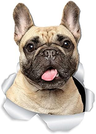 ROMOER 2pcs Liebenswerte Hundehund -Wandtattoos Hunde Toilettenaufkleber 3D -Hundauto Fenster Und Autoaufkleber 20 cm Laptop Koffer Accessoires Auto -Aufkleber von ROMOER