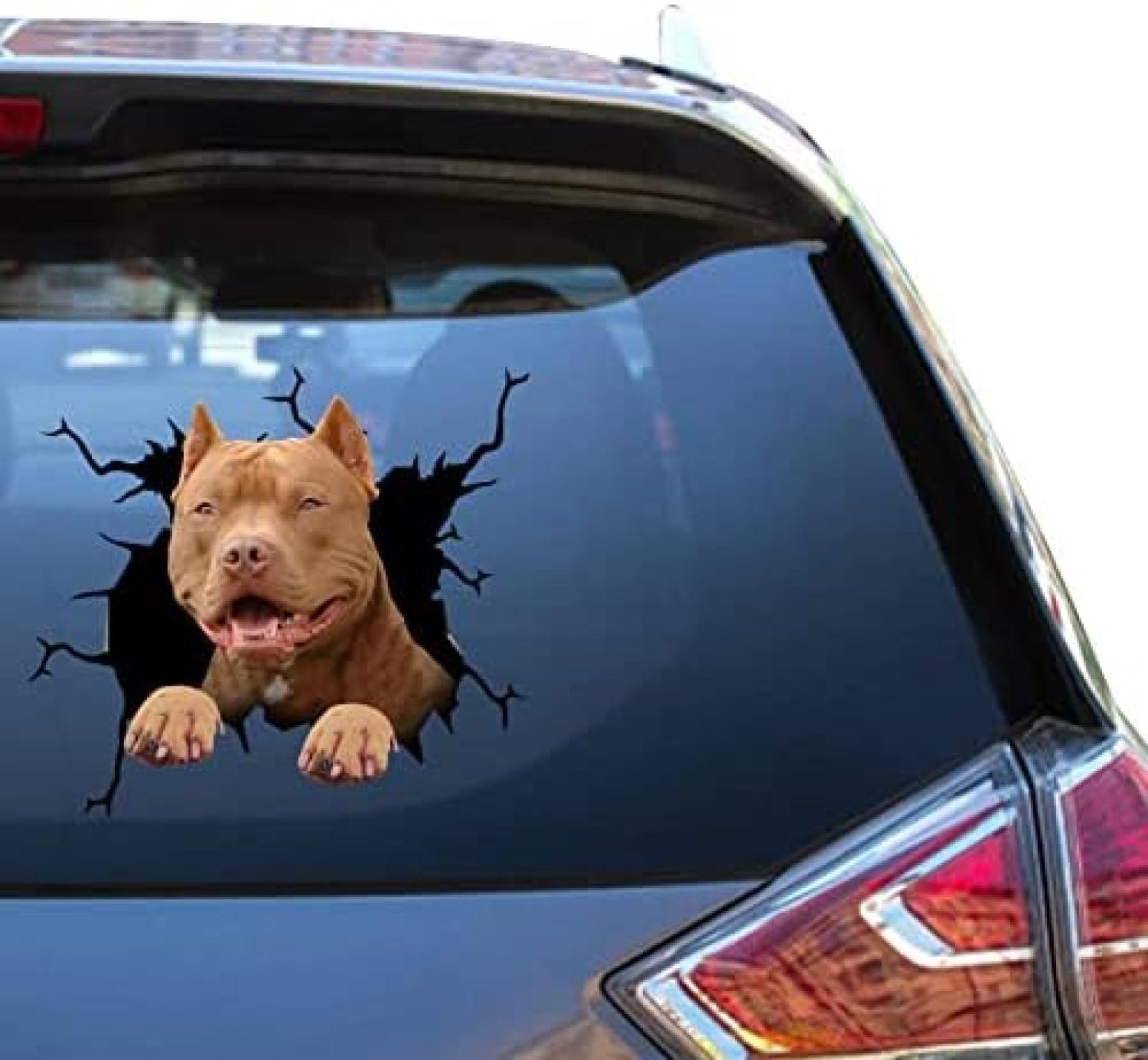 ROMOER American Bully Aufkleber American Bully Dog Aufkleber Coole Vinal Packs Aufkleber Für Mädchen Lustige Vinyl-Fahrzeugaufkleber von ROMOER