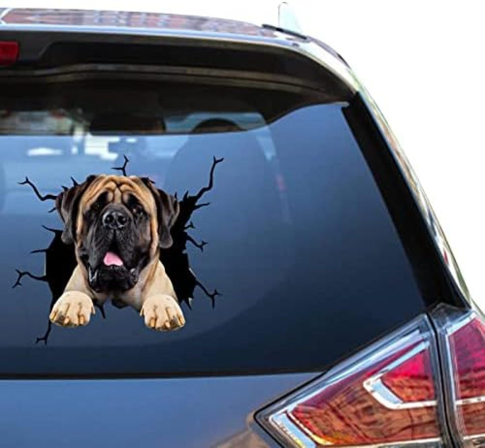 ROMOER Englischer Mastiff-Mutter-Aufkleber, Mastiff-Hund, Geschenk, Lustige Memes, Saubere Dekoration, Spielzeug Für Teenager, Lieben Vinyl-Fahrzeugaufkleber von ROMOER