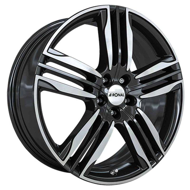 RONAL RONAL R58 schwarz-frontkopiert 10.0Jx22 5x112 ET50 von RONAL