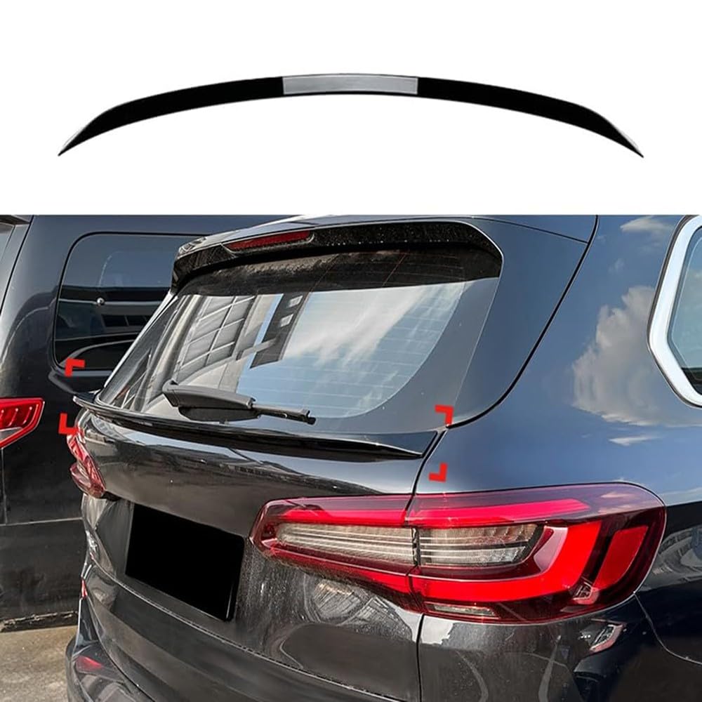 Auto Heckspoiler für BMW X5 G05 2019-2023,Auto Kofferraum Heck Spoiler,Spoiler Heckspoiler Heckflügel Car Tuning Accessories, Verschleißfest und Kratzfest(Color:Black) von RONGESAEFS