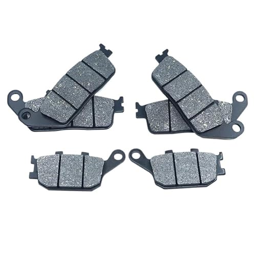 For 650 EX650 2017-2024 Motorrad Vorne Hinten Bremsbeläge Set Kit(Whole Set) von RONGHYL