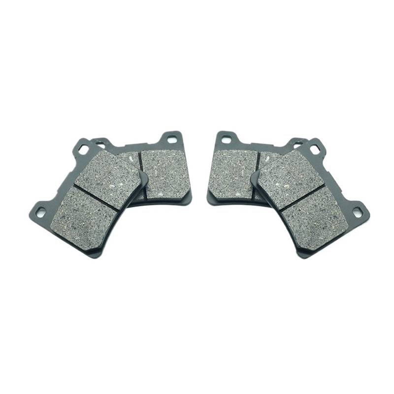 For FZ600 FZ 600 1986 1987 1988 vordere Motorrad -Heckbremsbeläge Kit Set Teile Teile(2X Front Brake Pads) von RONGHYL