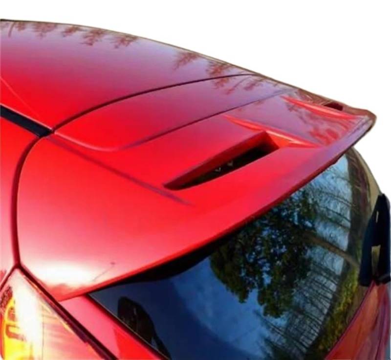 Heckspoiler Autos Für Fiesta 2009 2010 2011 2012 2013 Auto ABS Kunststoff Unlackiert Farbe Hinten Trunk-Boot Flügel Spoiler Auto Zubehör Heckspoiler Flügel von RONGHYL