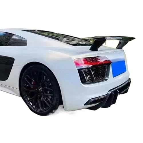 Heckspoiler Autos Real Carbon Fiber Auto Hinten Flügel Stamm Lip Spoiler Für R8 V8 V10 Für Coupe Sport GT Spoiler 2015 2016 2017 2018-2021 Heckspoiler Flügel von RONGHYL