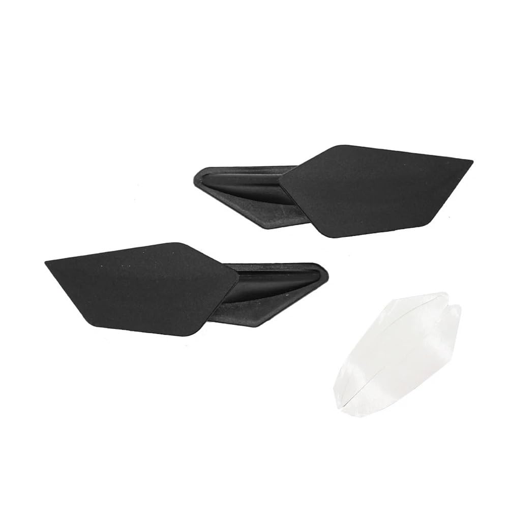 flügelspitze Motorrad verkleidung 2 Stücke Motorrad Winglets Kits Aerodynamische Seite Flügel Spoiler Universal Modifikation Motorräder Zubehör Dekoration Motorräder von RONGHYL