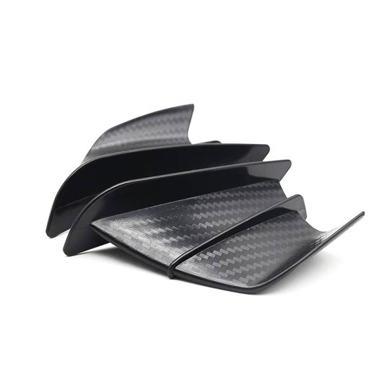 flügelspitze Motorrad verkleidung Universal Motorrad Winglet Aerodynamische Spoiler Flügel Mit Für Yam&aha Für Su&zuki Für Ka&wasaki Motorrad Dekoration Aufkleber von RONGHYL