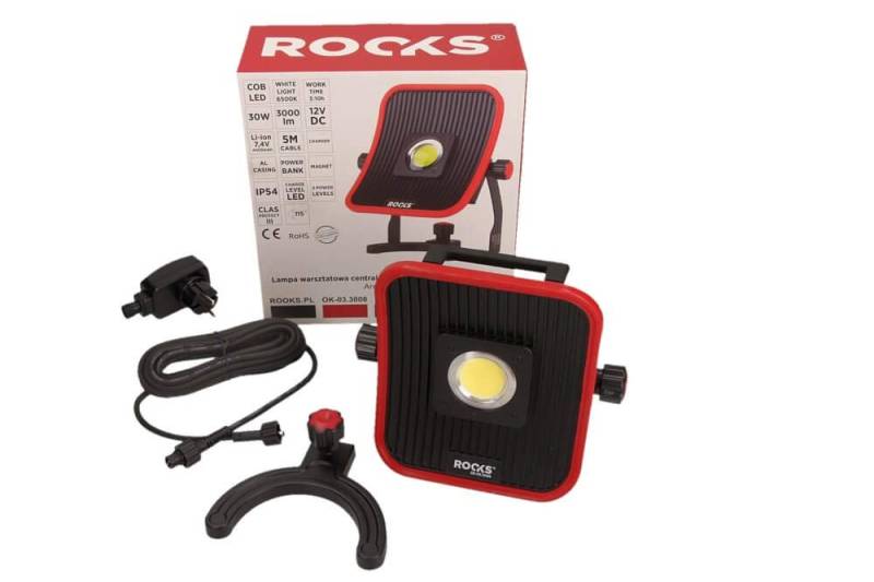 Arbeitsleuchte COB LED 3000 Lumen von ROOKS